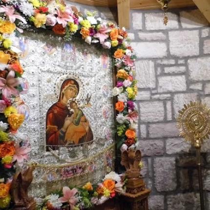 εικόνα παναγίας φοβεράς προστασίας