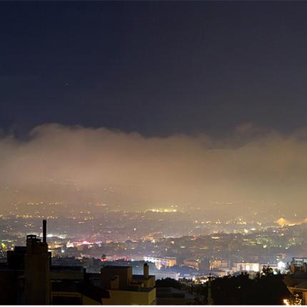Έντονη αιθαλομίχλη στην Αττική (φωτογραφίες)