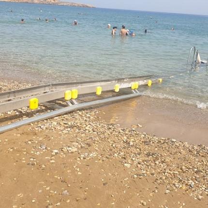 ραμπα ΑΜΕΑ - πλαζ Καρτερού