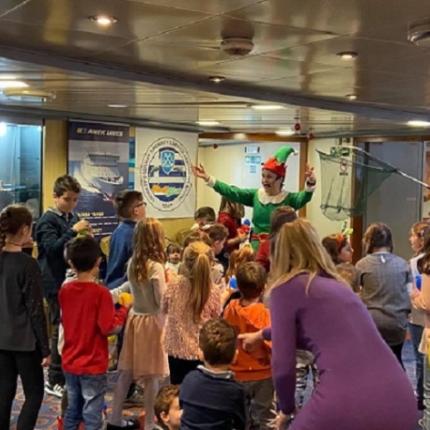 Από τη γιορτή για τα παιδιά των Λιμενικών της Ανατολικής Κρήτης