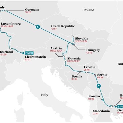 Οι τρεις Νορβηγοί που ταξίδεψαν σε 19 χώρες μέσα σε 1 ημέρα!