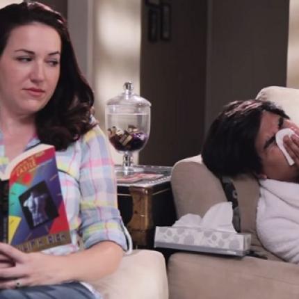 Έτσι κάνουν οι άντρες όταν αρρωσταίνουν... (βίντεο)