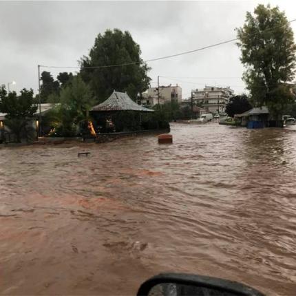 Εικόνες βιβλική καταστροφής στην Εύβοια