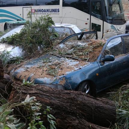Εικόνες καταστροφής στο Ηράκλειο! - Τι άφησε πίσω της η θεομηνία (φωτο)