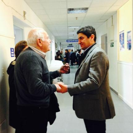 Επίσκεψη Λευτέρη Αυγενάκη στο Βενιζέλειο Νοσοκομείο