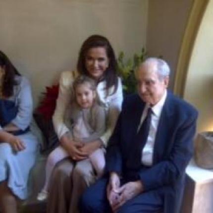 Σε βαφτίσια δισέγγονου του ο Κωνσταντίνος Μητσοτάκης