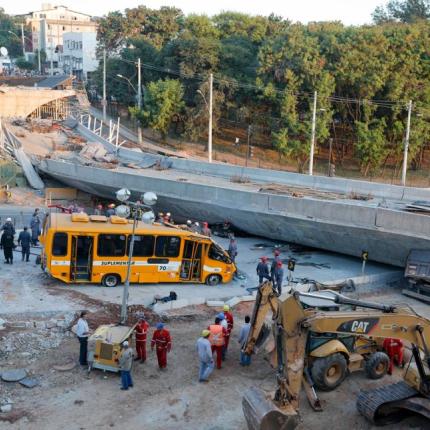 Βραζιλία: Δυο νεκροί μετά από κατάρρευση ανισόπεδου κόμβου