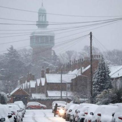 Βρετανια Χιονι