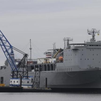 Στη βάση Ρότα της Ισπανίας έφτασε πριν λίγο το πλοίο των χημικών