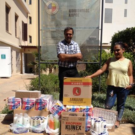 Είδη πρώτης ανάγκης στο Κοινωνικό Παντοπωλείο του δήμου Ηρακλείου