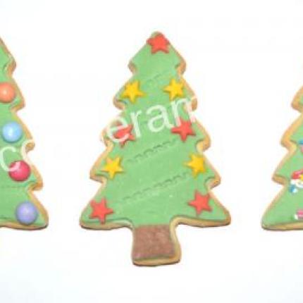 DIY: Μπισκοτένια Χριστουγεννιάτικα δεντράκια!