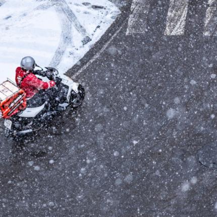 delivery χιονια