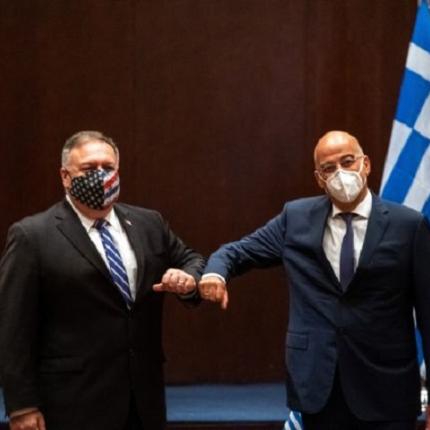 Συνάντηση Πομπέο - Δένδια