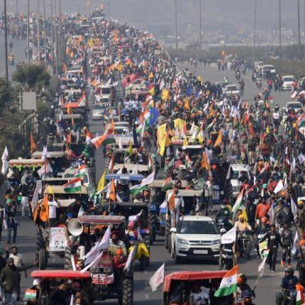 Διαδήλωση αγροτών - Ινδία