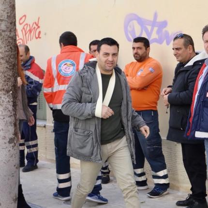 Ο διασώστης που ξυλοκοπήθηκε