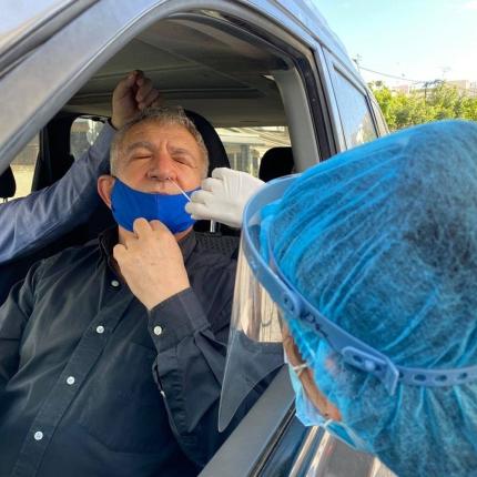 Ο Δήμαρχος Φαιστού, Γρηγόρης Νικολιδάκης έκανε το rapid test