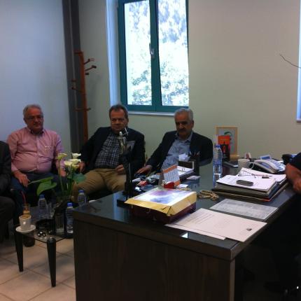 Επίσκεψη Κουκιαδάκη στη ΔΕΥΑΗ- πρόγραμμα Τετάρτης