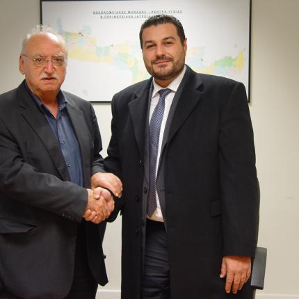 Ορκίστηκε σήμερα ο νέος υποδιοικητής του Γενικού Νοσοκομείου Χανίων Γιάννης Μανούσακας