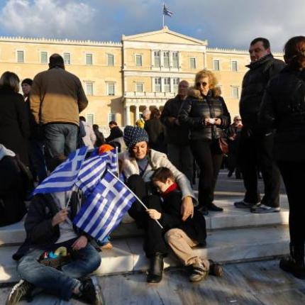Η πολύτεκνη και άνεργη μητέρα από την Κρήτη που ζήτησε "ανάσα αξιοπρέπειας" στο Σύνταγμα