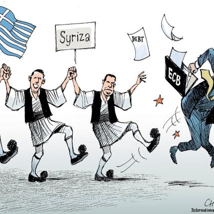 Οι εκλογές μέσα από τα "μάτια" των ξένων σκιτσογράφων