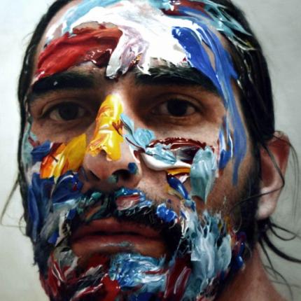 Ο ζωγράφος που έχει για πίνακα το ... πρόσωπό του!