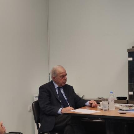 Επίσκεψη δημάρχου στη ΔΕΥΑΗ