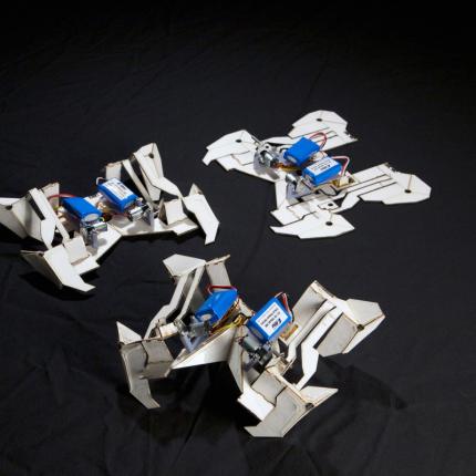 Ρομπότ που... ξεδιπλώνει και περπατάει μόνο του! (βίντεο)