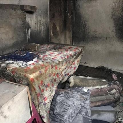 Το σπίτι της οικογένειας έγινε στάχτη