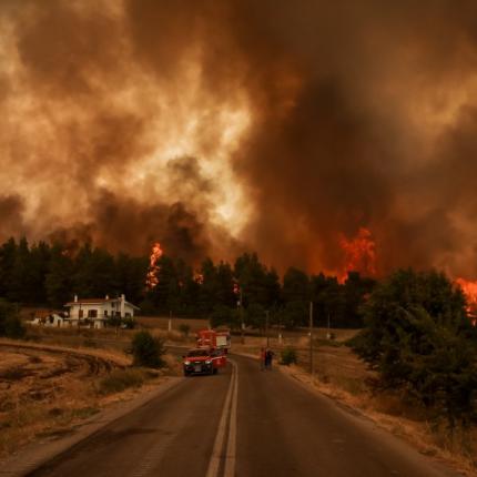 Φωτια στην Ευβοια