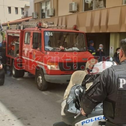 και ισχυρές δυνάμεις της Αστυνομίας στο σημείο