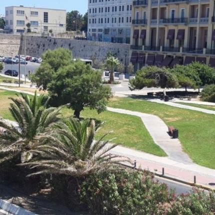 Εργασίες συντήρησης των χώρων πρασίνου στην παραλιακή