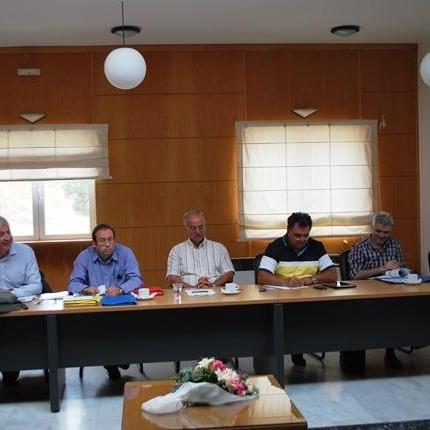 Συνάντηση εργασίας στο Δήμο Χερσονήσου για το Φράγμα Αποσελέμη