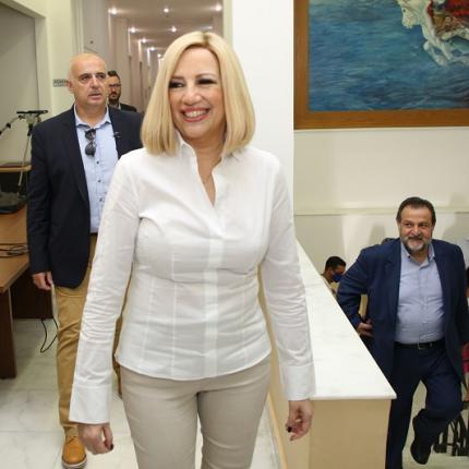 Η κ. Γεννηματά στην Περιφέρεια