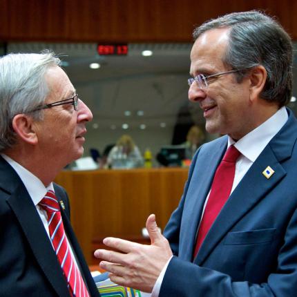 Με συμμετοχή Βενιζέλου η συνάντηση Σαμαρά - Γιούνκερ