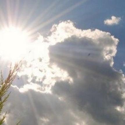 ηλιος συννεφα