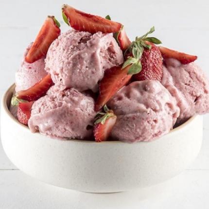 παγωτό φράουλα
