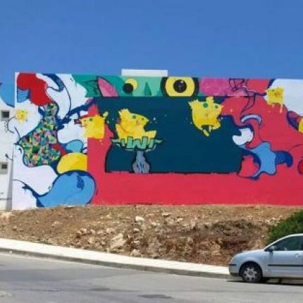 Ένας τοίχος "ομόρφυνε" στον Άγιο Νικόλαο