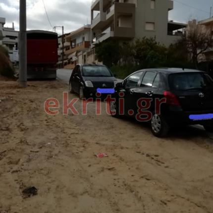 Οδός Ηγουμενίτσας στις Μεσαμπελιές Ηρακλείου, εν έτη 2021.