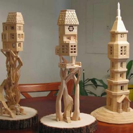 Υπέροχες κατασκευές από ... οδοντογλυφίδες