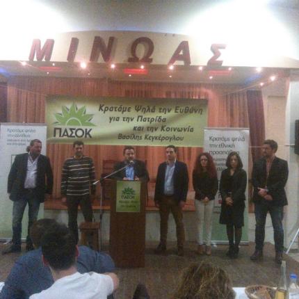 Κοντά στους κατοίκους της Μεσαράς ο Μενέλαος Μποκέας