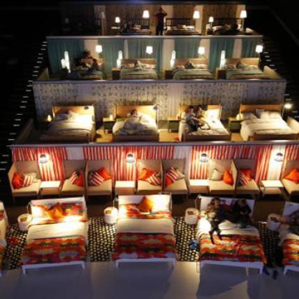 Ένας κινηματογράφος... με κρεβάτια! 