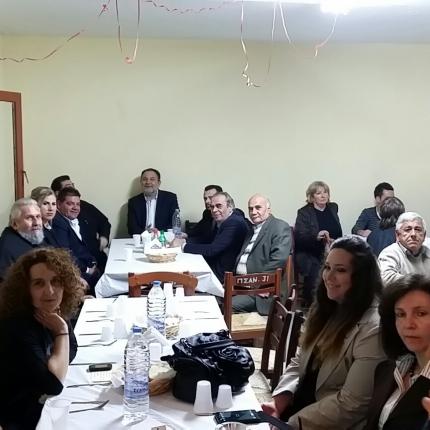 Στην αποκριάτικη εκδήλωση του Πολιτιστικού Συλλόγου "Άγιος Νεκτάριος" , ο Γ.Κουράκης