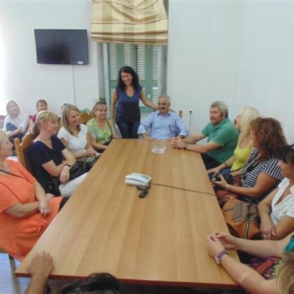 Συνάντηση Κουκιαδάκη με Ευρωπαϊκή εκπαιδευτική αντιπροσωπεία