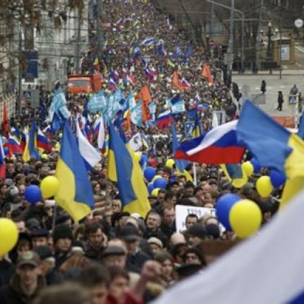 Συγκεντρώσεις στη Μόσχα για την Κριμαία