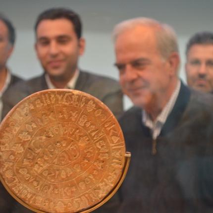 Στο Αρχαιολογικό Μουσείο Ηρακλείου ο Βασίλης Λαμπρινός