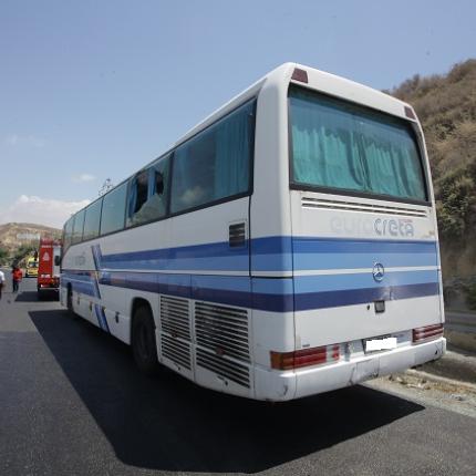 λεωφορείο φωτιά