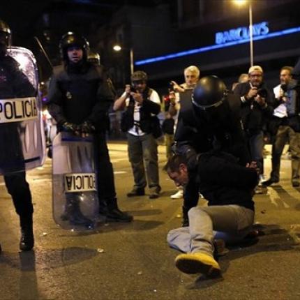 Ισπανία: Τουλάχιστον 100 τραυματίες σε επεισόδια στη Μαδρίτη 
