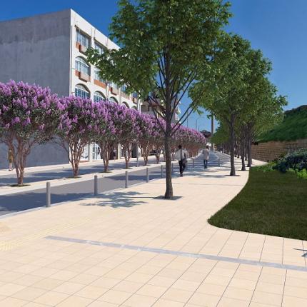 Η σύμβαση αφορά στην οδό Αρχιεπισκόπου Μακαρίου από την Πύλη του Αγ. Ανδρέα έως την Πύλη του Παντοκράτορα