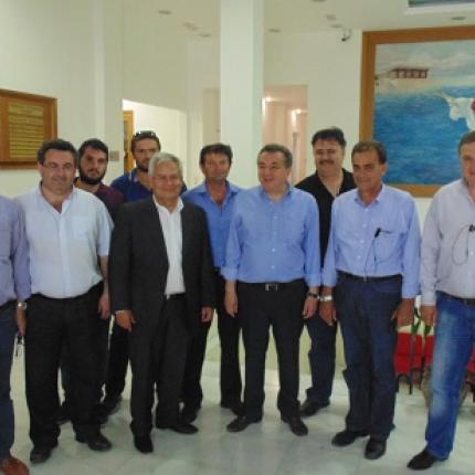 Συνάντηση Κώστα Μαμουλάκη - Σταύρου Αρναουτάκη στην Περιφέρεια