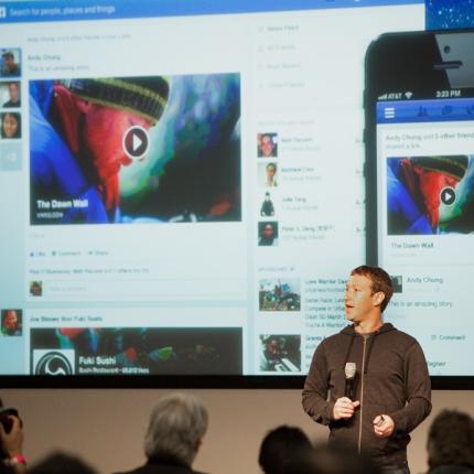 mark zuckerberg παρουσιαση